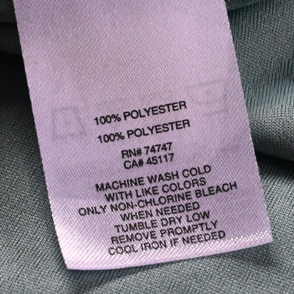 Pair of Men's World Wide Sportsmen Polo Shirts Size Large Sea Green and Grey - Picture 14 of 14